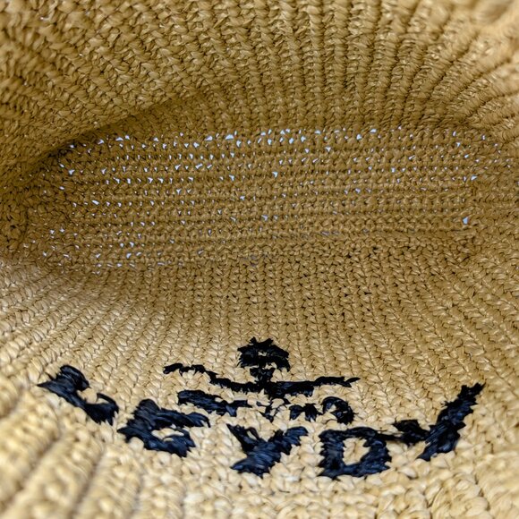 Prada Natural/Beige Small Woven Raffia Tote - Picture 9 of 13